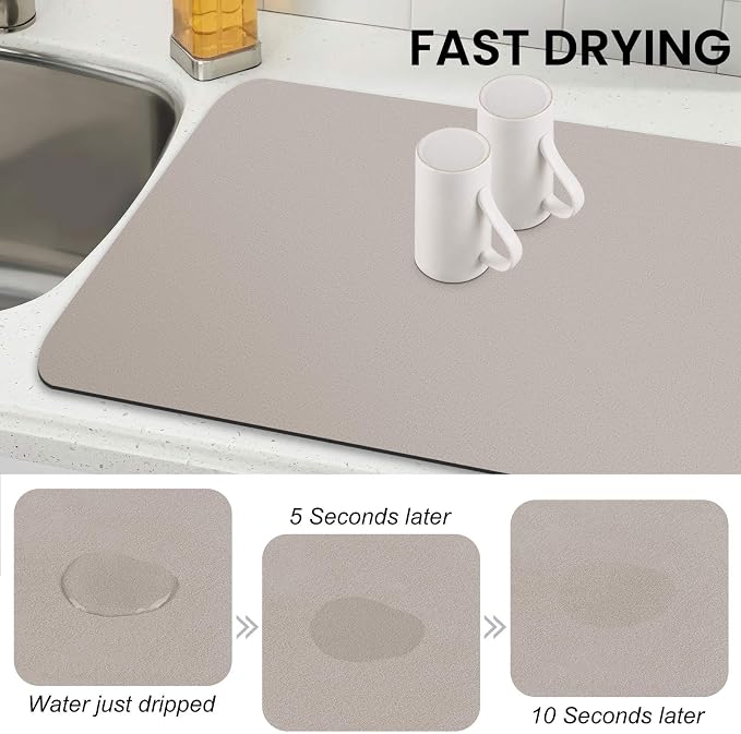 Dish Drying Mat Absorbent Dish Drying Mats - Image 4