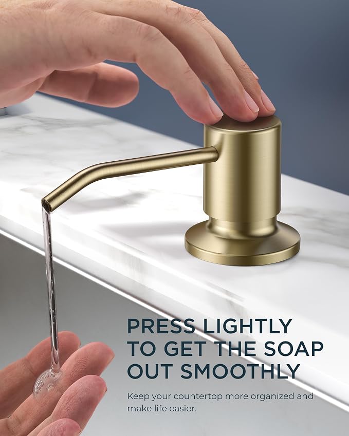 FORIOUS Gold Kitchen Faucet - Image 4