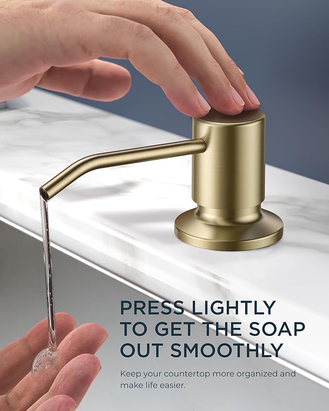 FORIOUS Gold Kitchen Faucet - Image 4