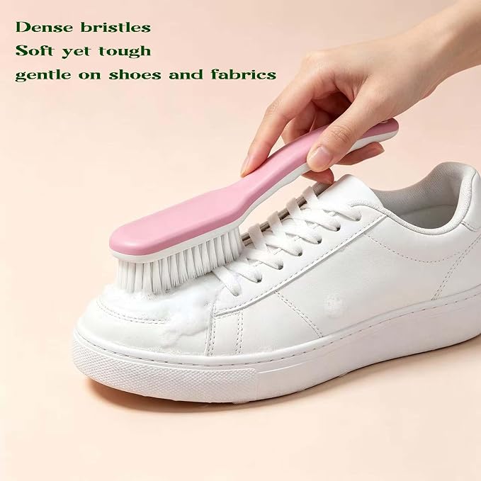 2 Pack Shoe & Laundry Cleaning Brush, Household Soft Bristle Scrubbing - Image 7