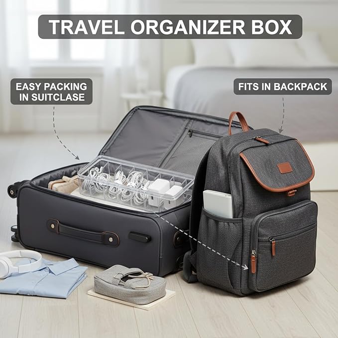 Tatuo 6-Pack Cord Organizer Box - Image 5