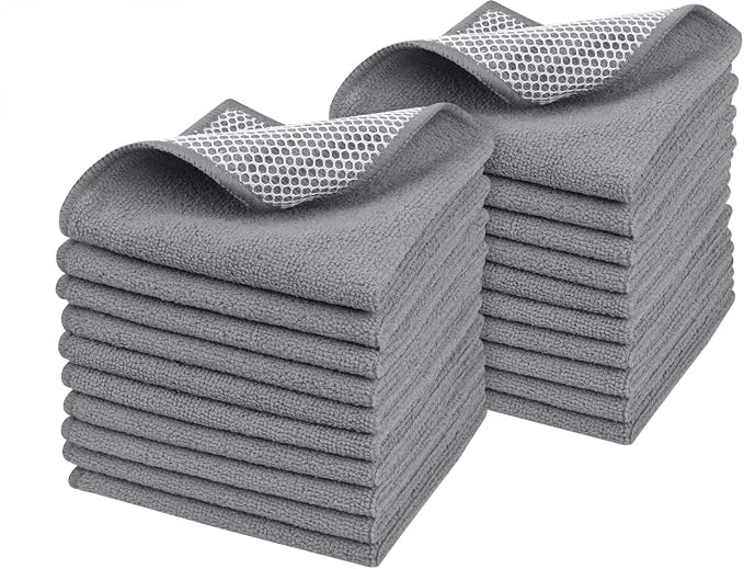 SINLAND Dish Cloth for Washing Dishes Kitchen Washcloth Cleaning Cloth by SINLAND