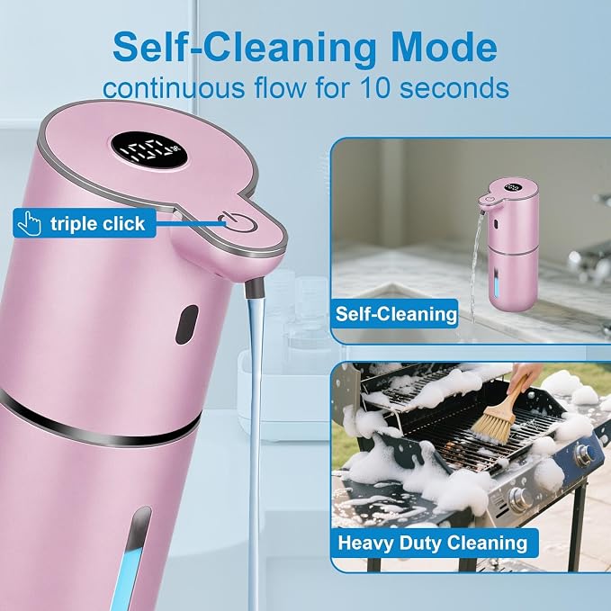 OHIFAST Automatic Liquid Soap Dispenser Touchless, USB Rechargeable Smart Hand - Image 4