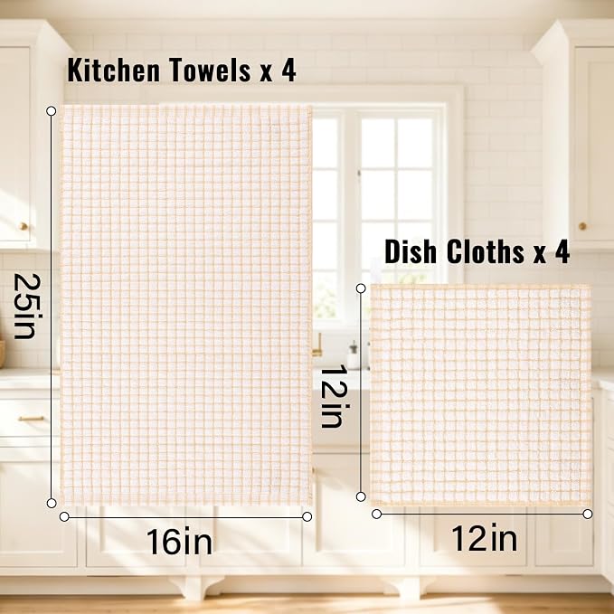 Homaxy Kitchen Towels and Dishcloths Set - Image 3