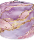 Purple Marble Dust Cover for Kitchen Instant Pot Accessories Appliance Cover Quart Pressure Cooker Air Fryer Rice Cooker Kitchen Appliance Dust Covers with Storage Pockets Size L