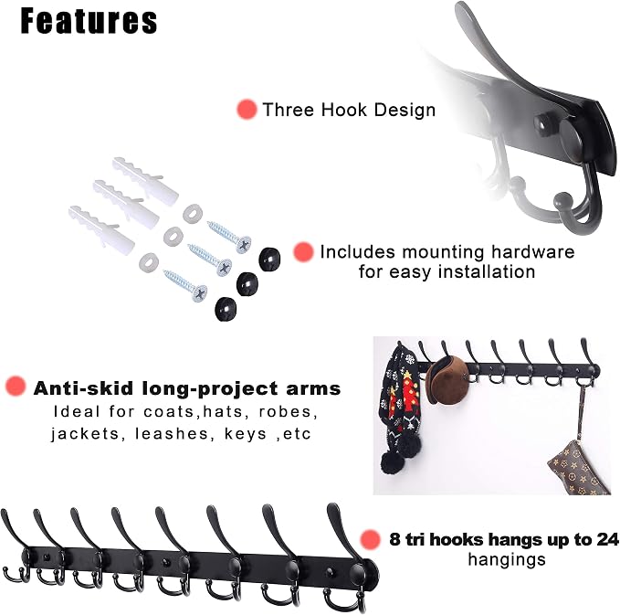 Coat Rack Wall Mount - Image 7