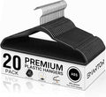 Plastic Hangers 20 Pack by Smartor