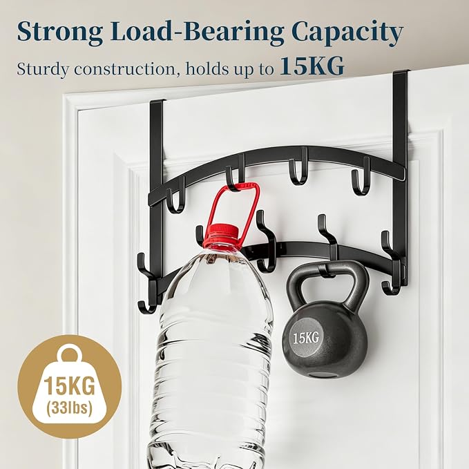 Consumest Over the Door Hooks Organizer - Image 4