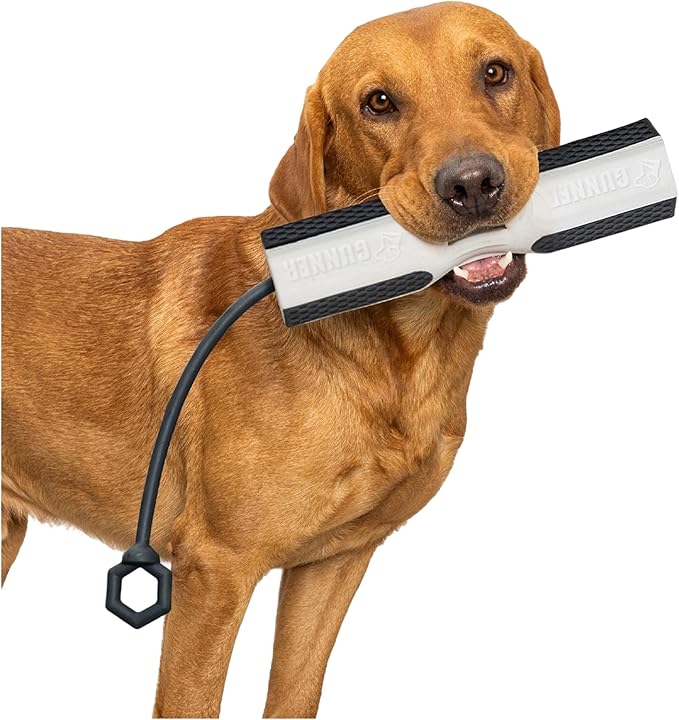 GUNNER Dog Training Bumper - Retriever Training Dummy, Retrieving Dummies for Pets, Bumpers for Water Retrieving with Adjustable Rope, (Flasher)