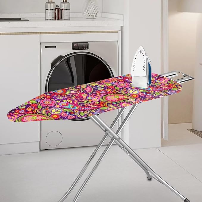 Hippie Peace Symbol Ironing Board Cover 14x45 Ironing Board Cover, Resist - Image 2