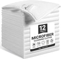 SIFANGKE Microfiber Cleaning Cloth, 12 Pack Lint-Free and Highly Absorbent Rags by Unknown