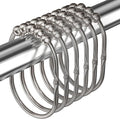MENGJINGO 12PCS Wide Shower Curtain Hooks Rings, Rust Proof Stainless Steel | by MENGJINGO