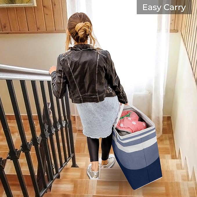 HomeHacks 2 Pack Large Laundry Baskets, Laundry Hampers Bags | Waterproof - Image 7