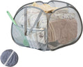 Collapsible Laundry Basket, 90L Mesh Pop-up Hamper by HEDONLEE