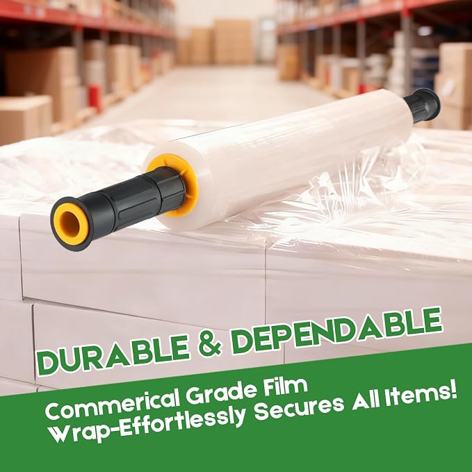 Stretch Wrap 15"x1000 Feet Stretch Film Shrink Wrap Packing Moving Suppliers - Image 6