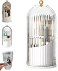 Concealed Toothbrush Holder, Rotating Bathroom Organizer Countertop | by Unknown