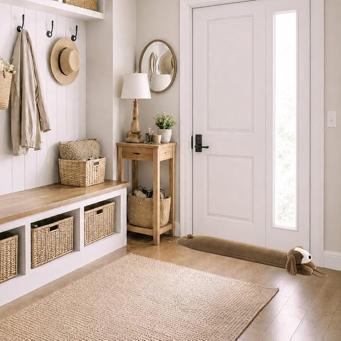 Sunolga Door Draft Stopper Blocks Hot and Cold Air, Coffee Dog | Blocks Wind - Image 8
