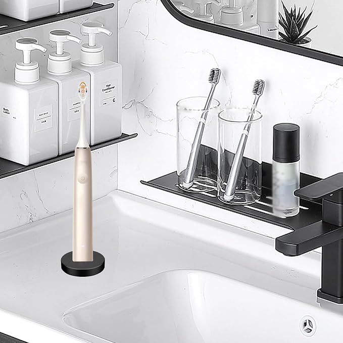 2Pack Black Electric Toothbrush Holder - Image 6