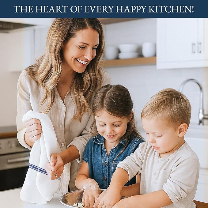 LANE LINEN Kitchen Towels Bulk 100% Cotton Commercial 24 Pack - Image 3