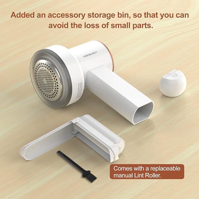 HOMEASY Fabric Shaver, Rechargeable Lint Remover - Image 4