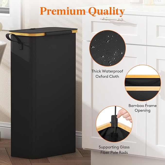 Lifewit 65L Slim Laundry Hamper - Image 7