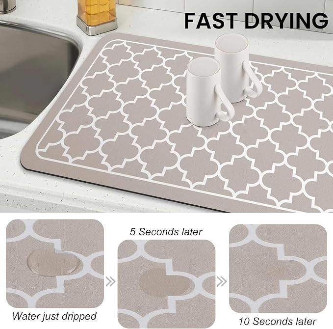 Dish Drying Mat Absorbent Dish Drying Mats - Image 4