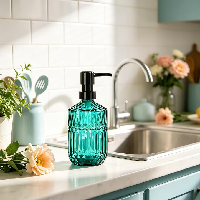 13.5oz Glass Soap Dispenser - Image 5