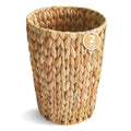 Coeusy Wicker Trash Can, Small Bathroom Trash Can, Water Hyacinth Wicker Waste by WEAVECOMFORTINTOEVERYCORNER