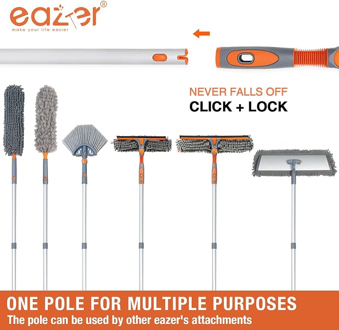 Eazer 65'' Squeegee Window Cleaner 2 in 1 Rotatable Window Cleaning Tool Kit - Image 8