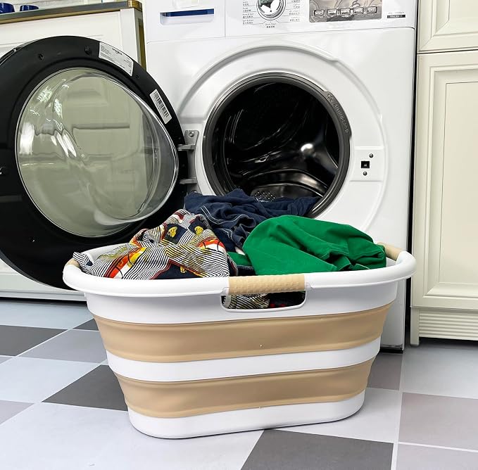 SAMMART 40L Plastic Foldable Laundry Basket/Tub - Image 6