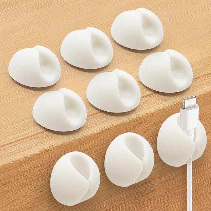 SmiLife Cable Clips, Cord Holder, Wire Holder by MYKURS