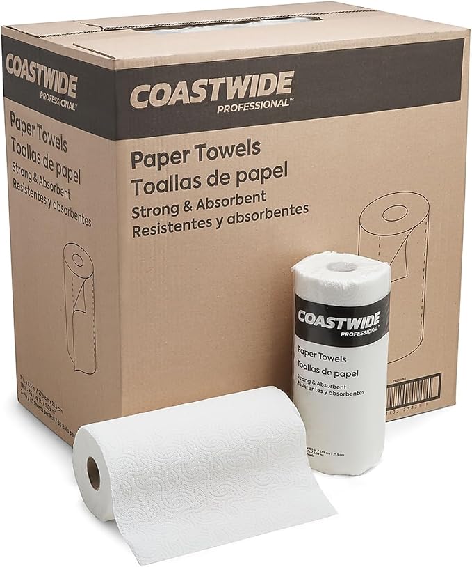 Coastwide Professional Paper Towels, 85 Sheets/Roll, 30 Rolls/Pack by CoastwideProfessional