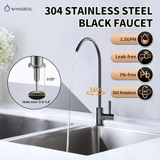 WINGSOL Under Sink Water Filter System - Image 7