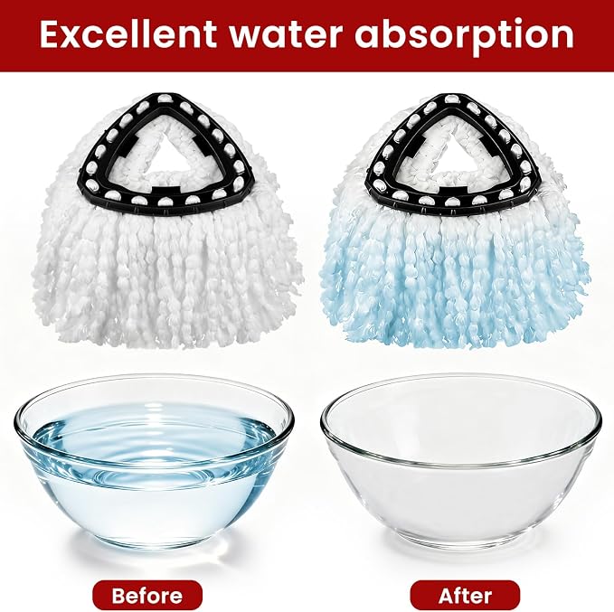 12 Pack Spin Mop Head Replacement - Image 5