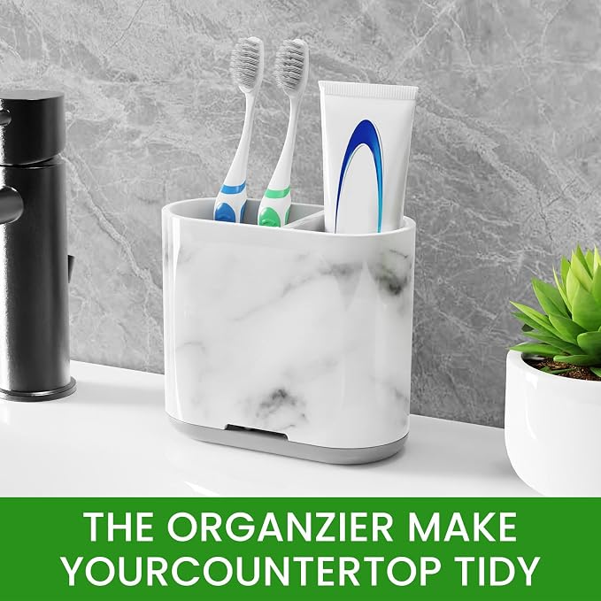 Toothbrush Holders for Bathrooms, Bathroom Accessories | 2 Slots, Kids Electric - Image 5
