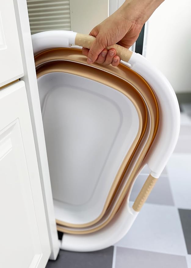 SAMMART 40L Collapsible Plastic Laundry Hamper - Image 3