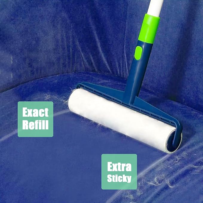 9.8 inch Large Lint Roller Refills Only, 9.8'' Extra-Wide Lint Roller Refill - Image 5