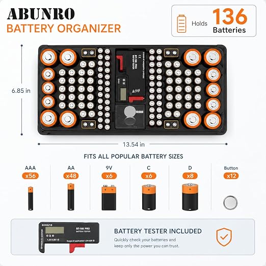 Battery Organizer Storage Case - Image 4