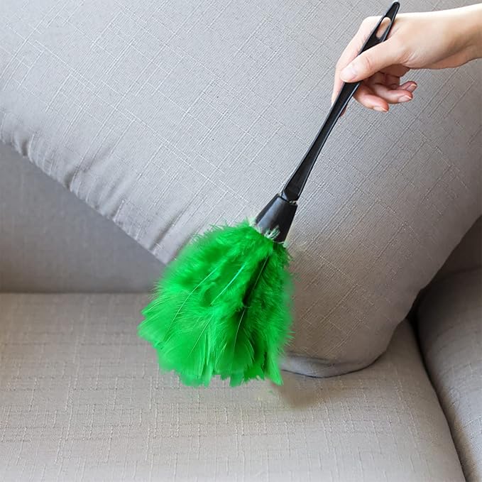 Turkey Feather Dusters for Cleaning Home Blinds Kitchen car Office, - Image 3