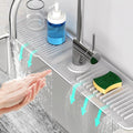 24 Inch Longer Faucet Mat for Kitchen SinkBathroom Kitchen Sink Splash Guard by Snoquir