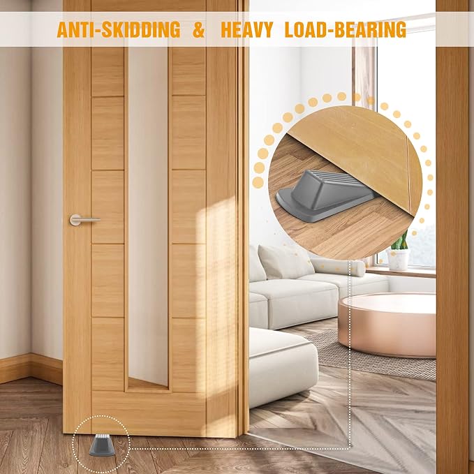 Crosize 5 Pack Door Stoppers for Bottom of Door, Rubber Door Stops | Premium - Image 6