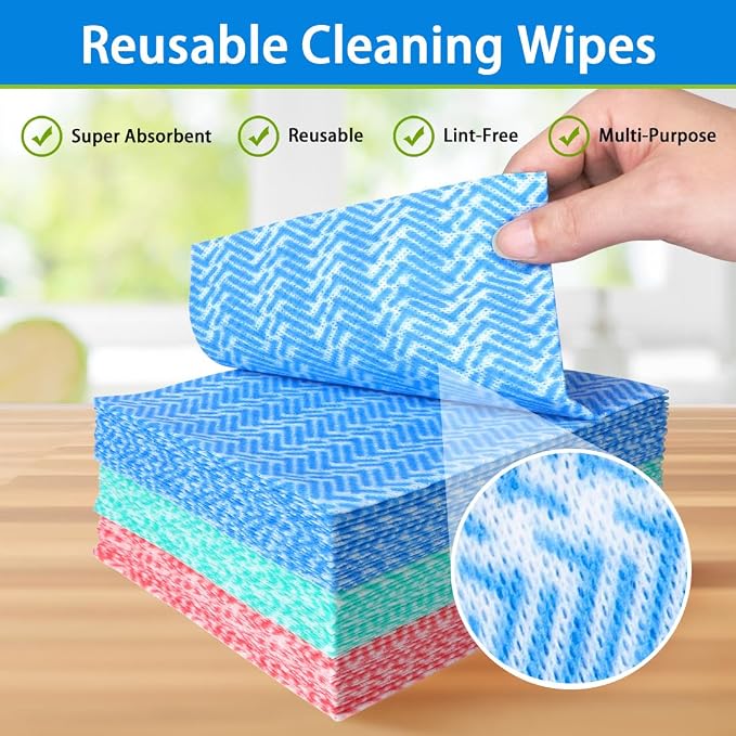 AIDEA Cleaning Wipes, Reusable Paper Towels, Disposable Towels, Domestic Wipes - Image 2