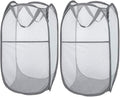 Larpur 2 Pcs Popup Mesh Laundry Baskets, Collapsible and Portable Clothes by Larpur