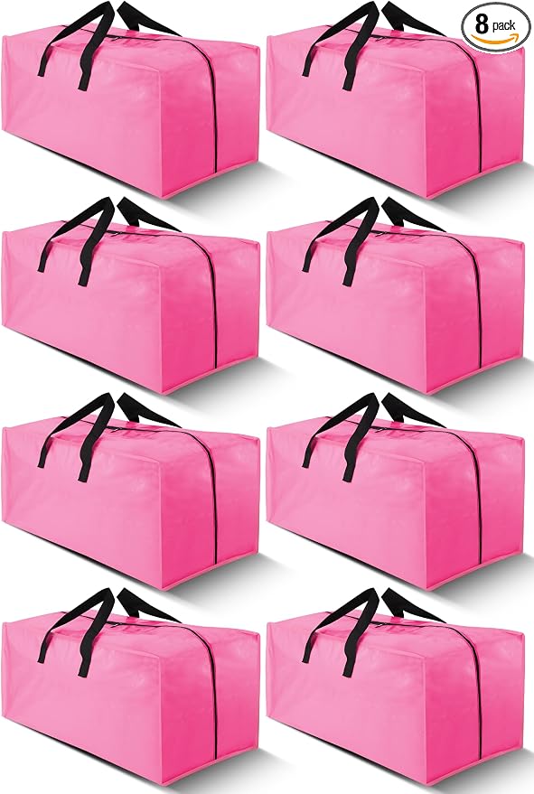 Cosy Family 8 Pack Heavy Duty Extra Large Moving Bags by Cosy+Family