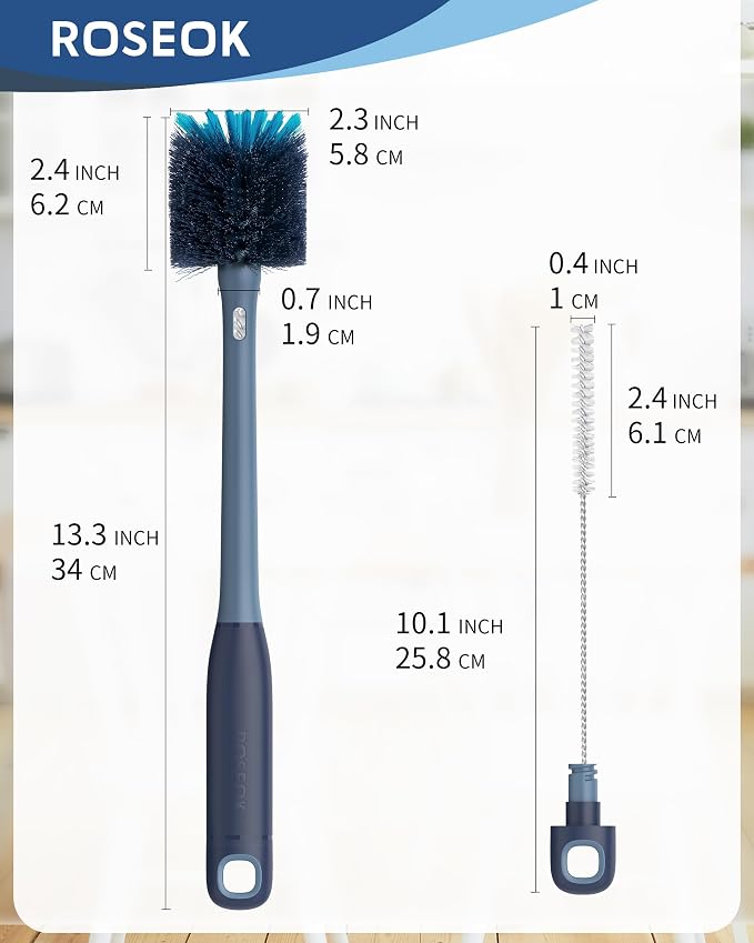 ROSEOK 2 in 1 Bottle Brush - Image 2