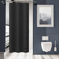 AmazerBath Stall Shower Curtain 36x72, Small Shower Curtain Liner Black Heavy by AmazerBath