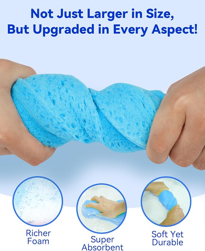 Temede Large Car Wash Sponges, Extra Thick Foam Sponges, Extra Thick - Image 5