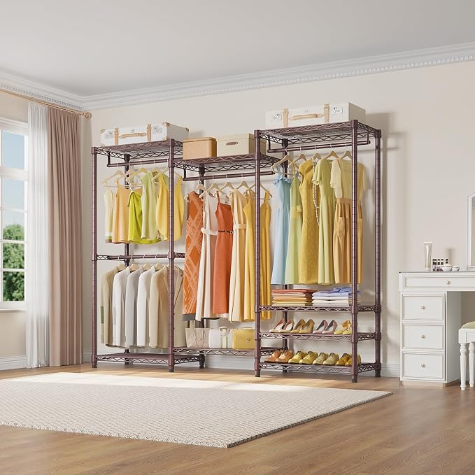 VIPEK V5 Heavy Duty Clothes Rack, Modular Closet System, Bronze | 890 lbs Load - Image 2
