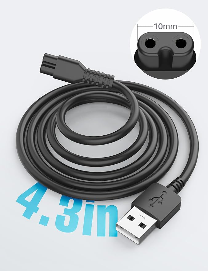 POPCHOSE Replacement USB Charging Cable Fabric Shaver SN2268 | Fit - Image 5