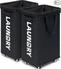 Goodpick 2-Pack Rolling Dirty Clothes Hamper by Goodpick